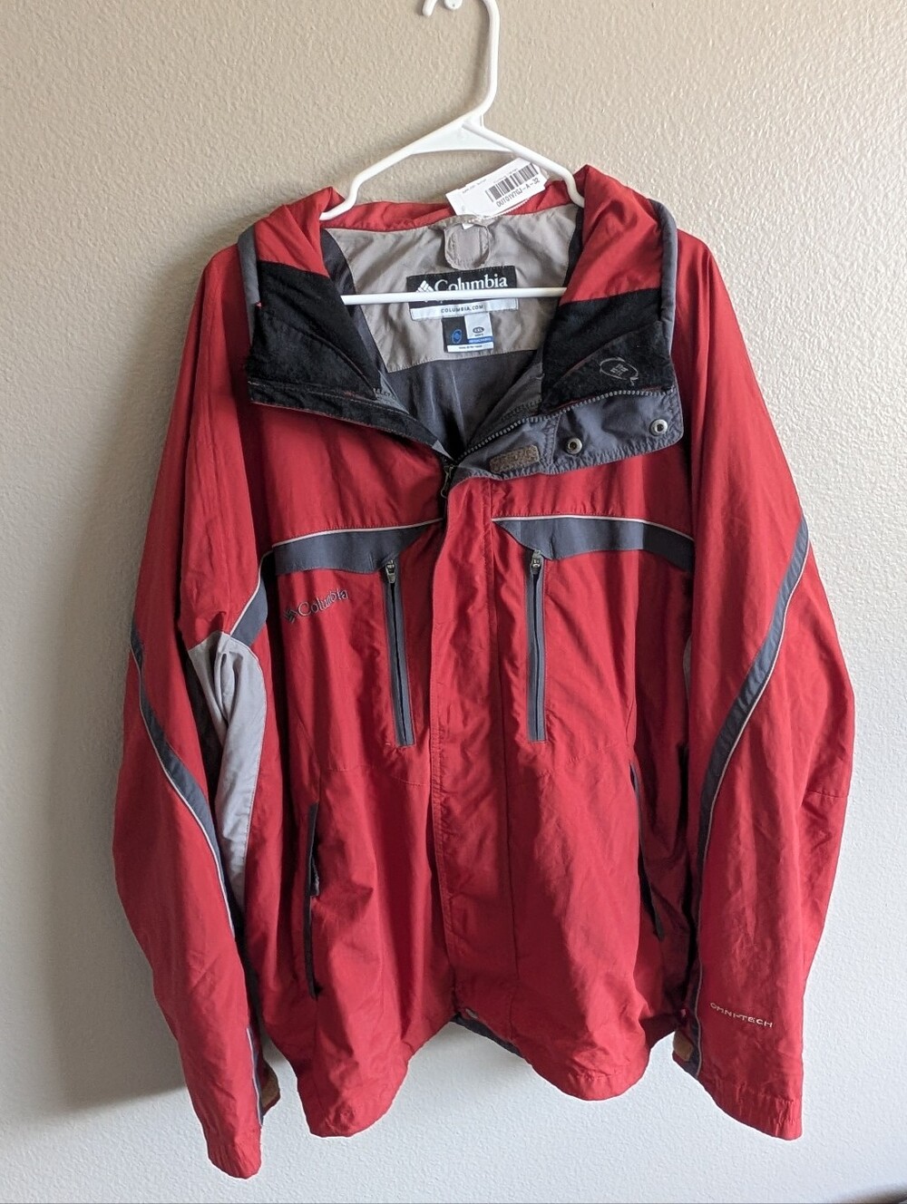 Columbia Red and Gray Ski Snowboard Jacket
